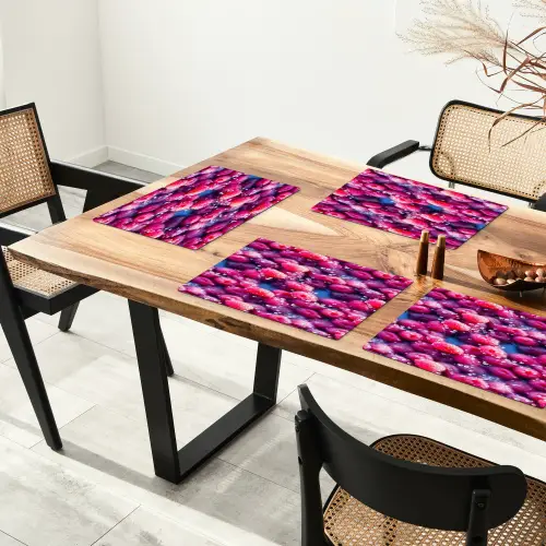 Frambozen - Waterdruppels - Vruchten Placemat vinyl groot 368 -zzsfeer4_Kitchenyeah-website