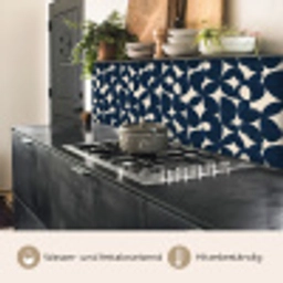 Modern - Geometrisch - Blauw keuken achterwand 2 middel 871 -usp_DE