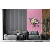Bloemen - Quote - Kaartje - Kleurrijk fotobehang vinyl groot -bank