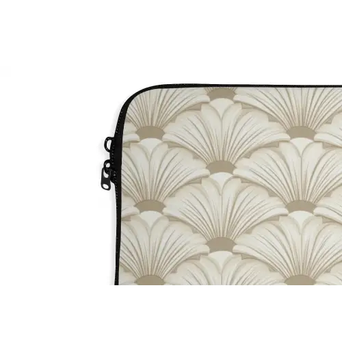 Klassiek - Art - Beige laptophoes neopreen klein 279 -detail