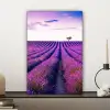 Lavendel - Bomen - Paars - Bloemen canvas 2cm klein -sfeer6