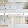 Minimalistisch - Strepen - Beige keuken achterwand 2 middel 871 -voor-na_DE