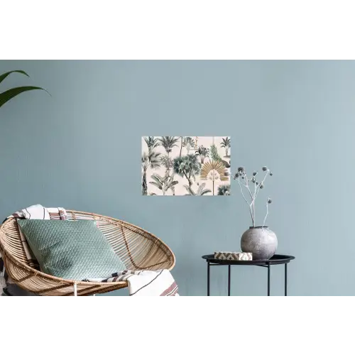 Retro - Jungle - Natuur - Dieren Muursticker klein -plant