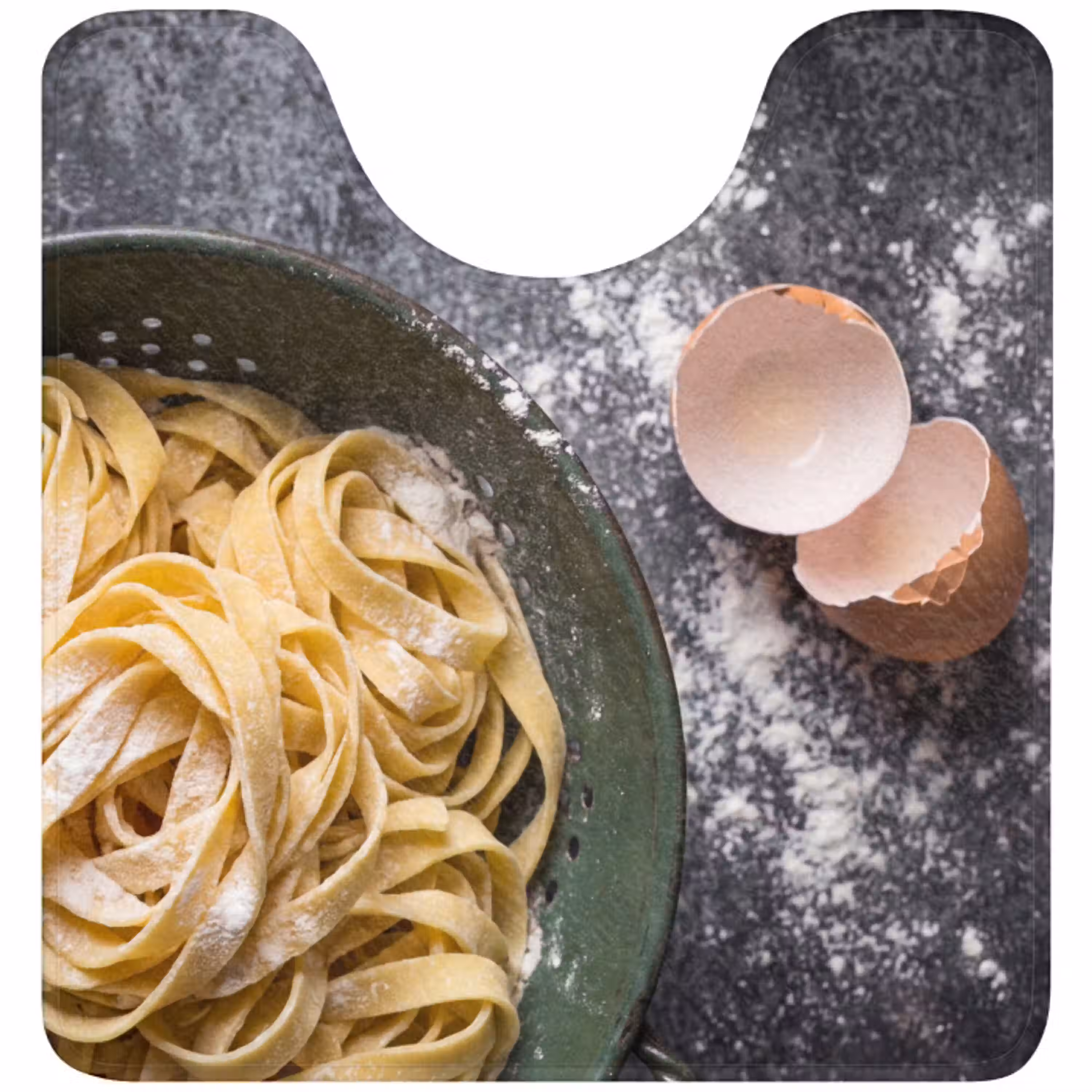 Pasta - Keuken - Eten WCmat U-uitsnede middel -3d