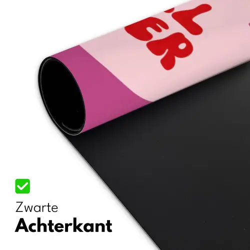 Girl power - Wolk - Roze Muismat XXL klein -sfeer2