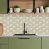 Paneel - Ginkgo - Zand keuken achterwand 2 middel 871 -sfeer3