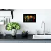 Lepels - Kruiden - Modern - Graffiti - Verf - Kleurrijk Muursticker klein -keuken