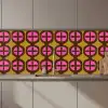 Modern - Patroon - Roze keuken achterwand 2 middel 871 zz_3dshopping