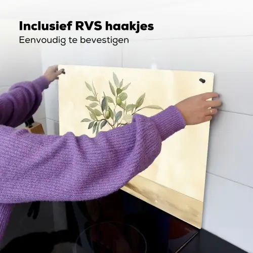 Vaas - Keramiek - Olijftakken Inductie beschemer met haakjes klein -ky-ophangen-nl