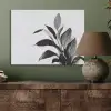 Plant - Bladeren - Minimalistisch - Zwart PET vilt klein -sfeer2