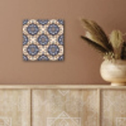 Floraal - Ornament - Blauw aluminium wit klein 46 -sfeer4