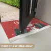 Kerstgroet - Sneeuw - Rood Deurmat klein -USP_NL