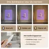 Disco - Eend - Paars Light Box met kabel (Tafellamp) klein -USP_lichtkleurNL