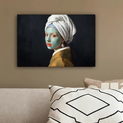 Iconisch - Modern - Kleurrijk canvas 2cm klein -sfeer3