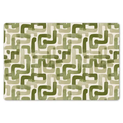 Modern - Grafisch - Groen Placemat vinyl groot 368 -zzsfeer1_Kitchenyeah-website