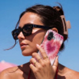 Hartvorm - Roze - Tie dye Toughcase MagSafe Apple iPhone 17 klein -Sfeer2V