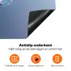 Blauw - Bloem - Glazen - Sierlijk Inductie beschermer vinyl 3mm klein -zzzzzzz-td-onderkant