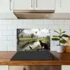 Kat - Beekje - Weide keuken achterwand spatscherm klein -sfeer2