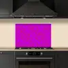 Zebra - Neon - Roze - Paars keuken achterwand spatscherm klein 900 -sfeer1