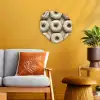 Donuts - Chocolade - Wit - Beige Wandcirkel Organisch Forex 3mm klein -sfeer4