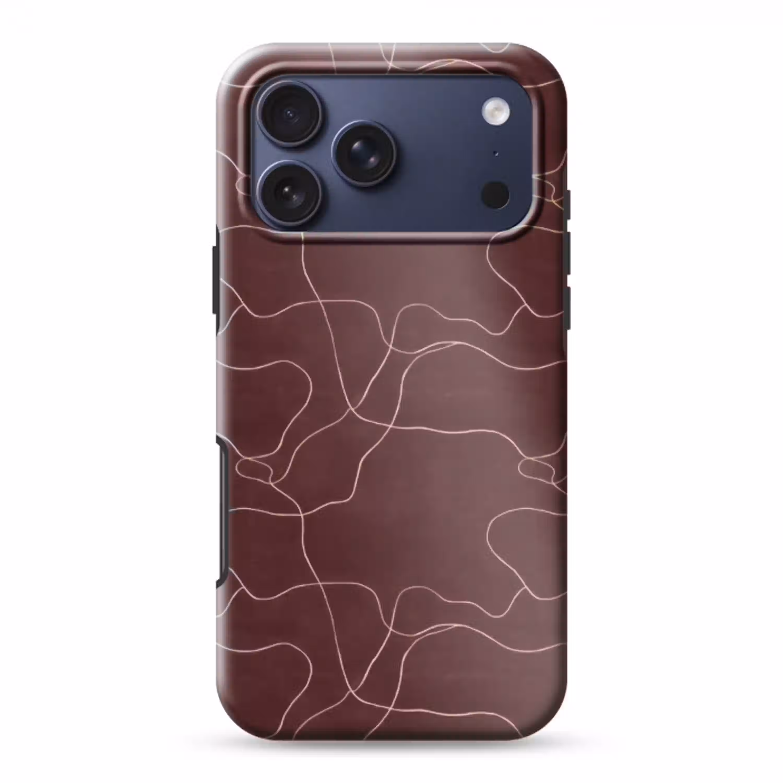 Abstract - Modern - Bruin Toughcase MagSafe Apple iPhone 17 Pro Max klein 1019 -3d