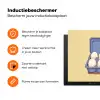 Eieren - Doos - Minimalistisch - Blauw Inductie beschermer vinyl 3mm klein -zzzzzzz-td-ups