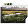 Berglandschap - Rivier - Bos Inductie beschemer met haakjes klein -3d