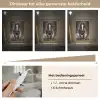 Paard - Dieren - Zwart - Luxe - Modern Light Box met kabel (Tafellamp) klein -USP_dimbaarNL