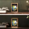 Graffiti - Sport - Volleybal - Bal Light Box met kabel (Tafellamp) klein -sfeer3