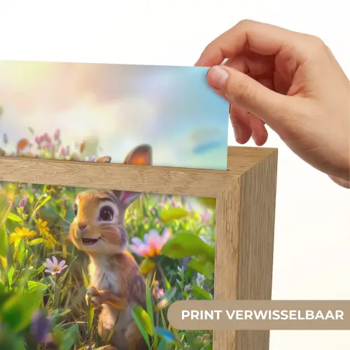 Konijn - Dieren - Natuur Light Box met kabel (Kinderlampje) klein -USP_websiteprintNL