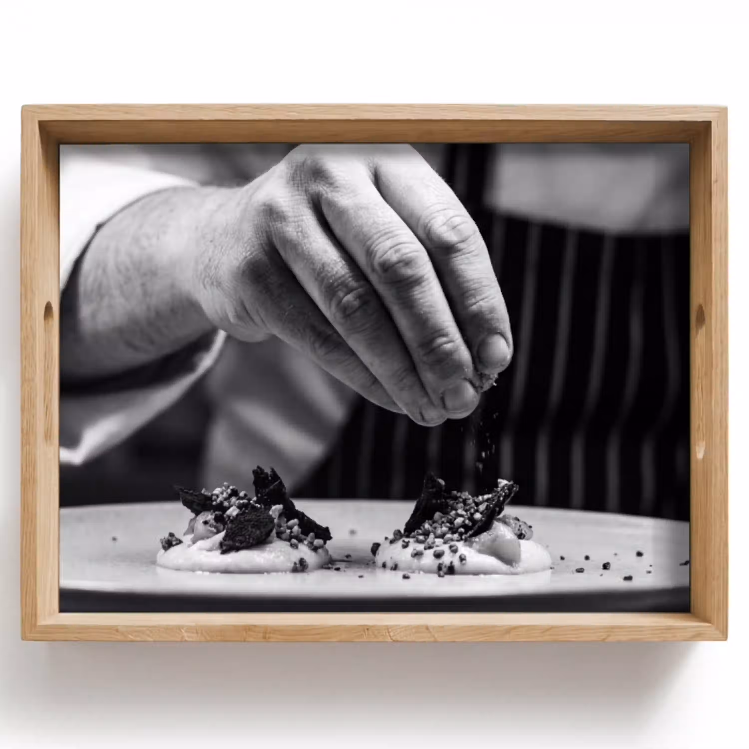 Chef - Garnering - Gerecht Dienblad Rechthoek middel -z3d_shopping
