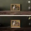 Stilleven met bloemen en fruit - Kunstwerk - Oude meesters Light Box met kabel (Tafellamp) klein -sfeer3