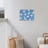 Vogels - Wit - Patroon tuinposter los doek klein -sfeer8