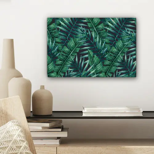 Bladeren - Tropical - Jungle canvas 2cm klein -sfeer6