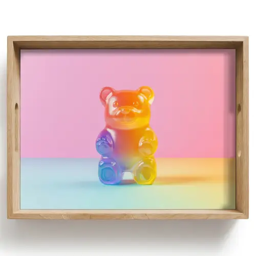 Pastel - Snoep Dienblad Rechthoek middel -z3d_shopping