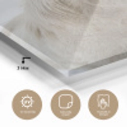 Paard - Kop - Winter - Dieren - Wit plexiglas 5mm klein -sfeer2