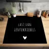 Quotes - Spreuken - Lentekriebels Inductie beschermer vinyl 3mm middel -sfeer5