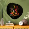 Schaal - Boeket - Bloemen Wandcirkel Organisch Plexiglas middel -sfeer2