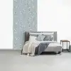 Klassiek - Bloemen - Blauw fotobehang vinyl groot 64 -slaapkamer