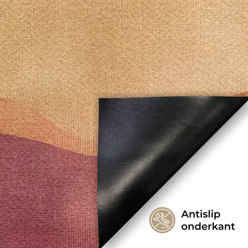 Heuvels - Palmbomen - Abstract Deurmat klein -antislip_NL