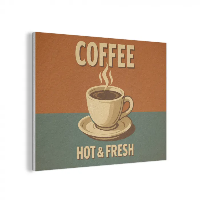 Koffie - Kop - Vintage - Quote PET vilt klein -3d