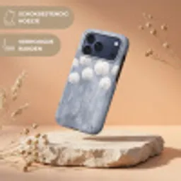 Bloemen - Illustratie - Blauw Toughcase MagSafe Apple iPhone 17 Pro Max klein -USP_RandenV_NL