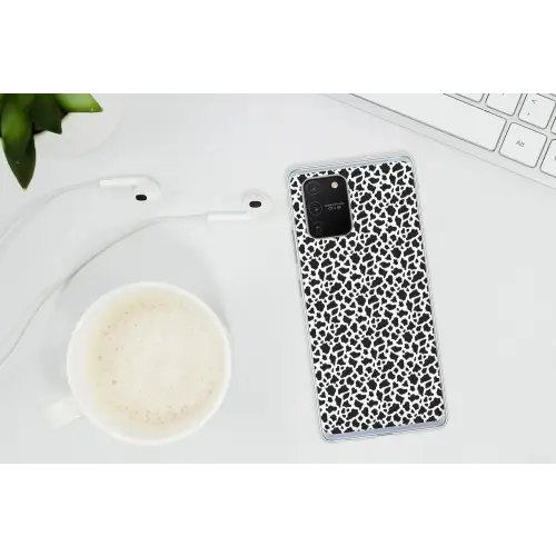Koe - Vlekken - Patroon - Zwart Telefoonhoesje Samsung Galaxy S10 Lite klein 364 -oordopS10Lite