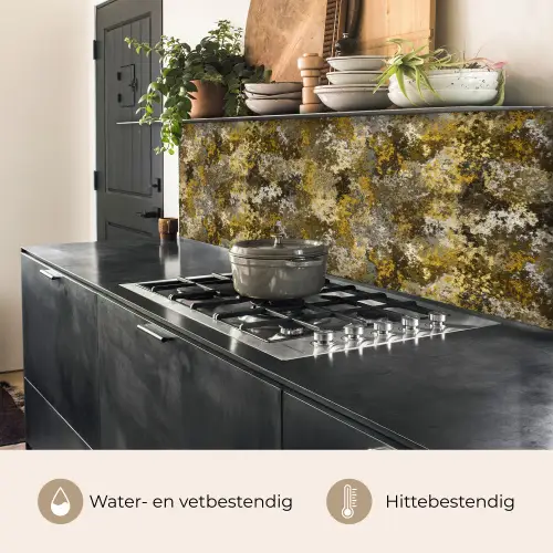 Vlekken - Zwart - Geel - Roest keuken achterwand 2 middel 871 -usp_NL