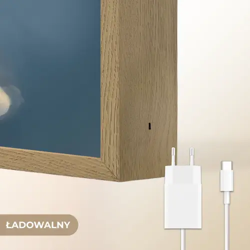 Sterren - Olifant - Maan - Wolken Light Box met batterij (Wandlamp kind) middel -USP_websiteoplaadbaarNL