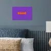 See the good - Oranje - Paars - Smiley poster papier klein -sfeer2