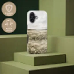 Illustratie - Landschap - Wit Toughcase MagSafe Apple iPhone 17 klein -USP_PrintM_DE