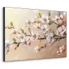 Bloesemtakken - Schilderachtig - Roze Textielframe - compleet frame klein -3d