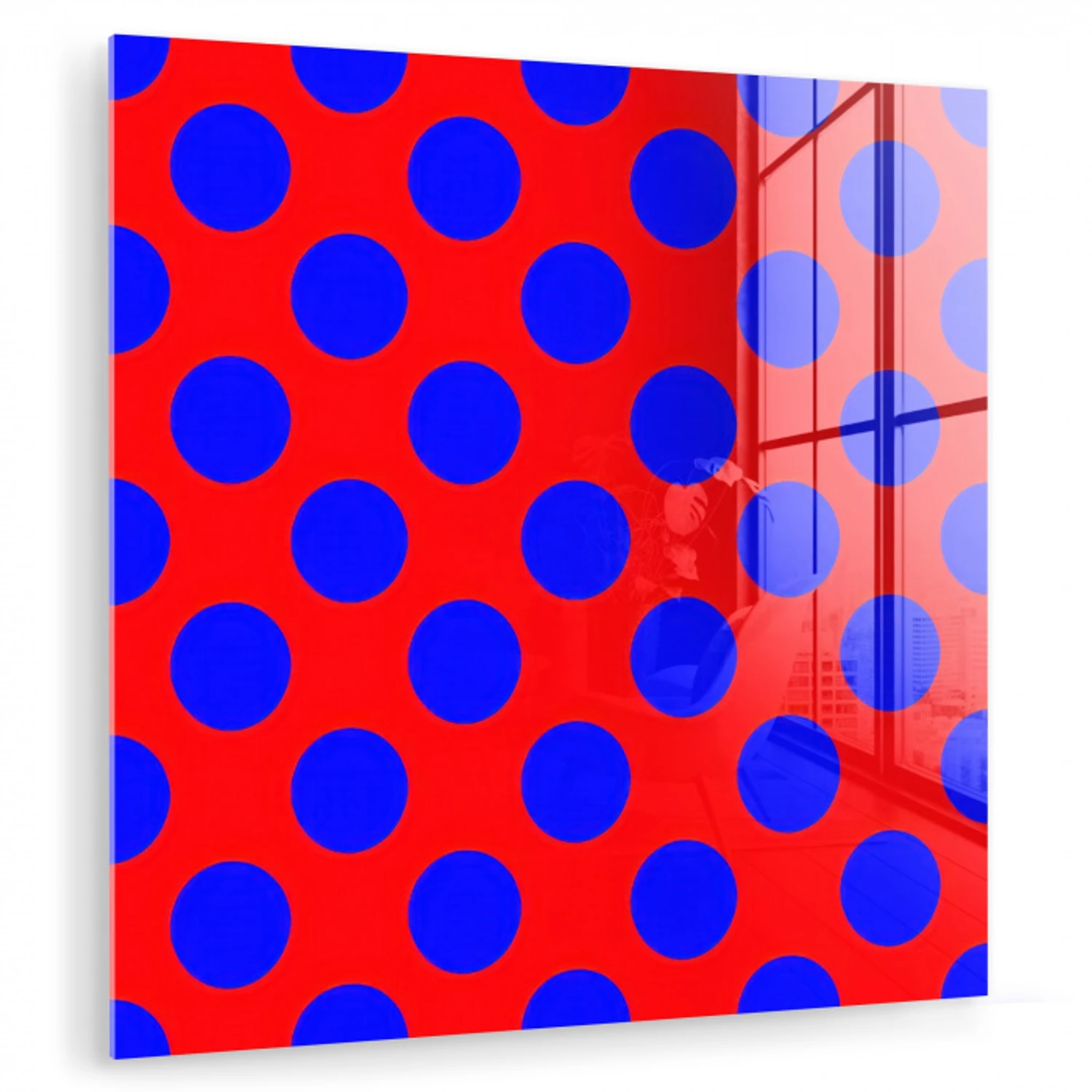 Dots - Klassiek - Rood plexiglas 5mm klein 11 -zzzproduct_nieuw