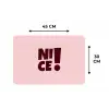 Nice - Uitroepteken - Roze Placemat vinyl groot -specs